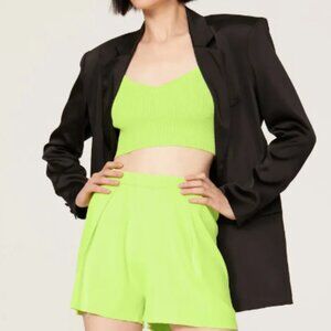 LAPOINTE Green Cropped Tank size medium